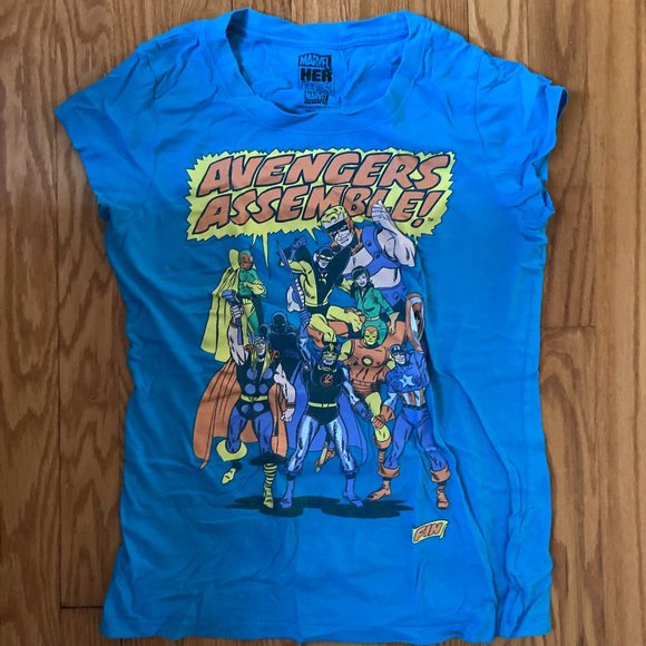 Marvel Tops - Vintage Avengers Assemble T-Shirt